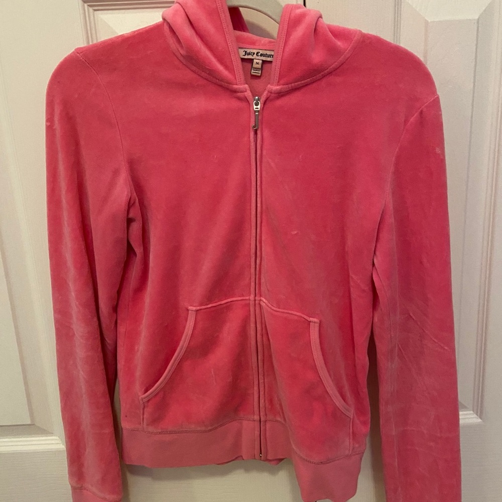 Juicy Couture Pink Zip Up Hoodie